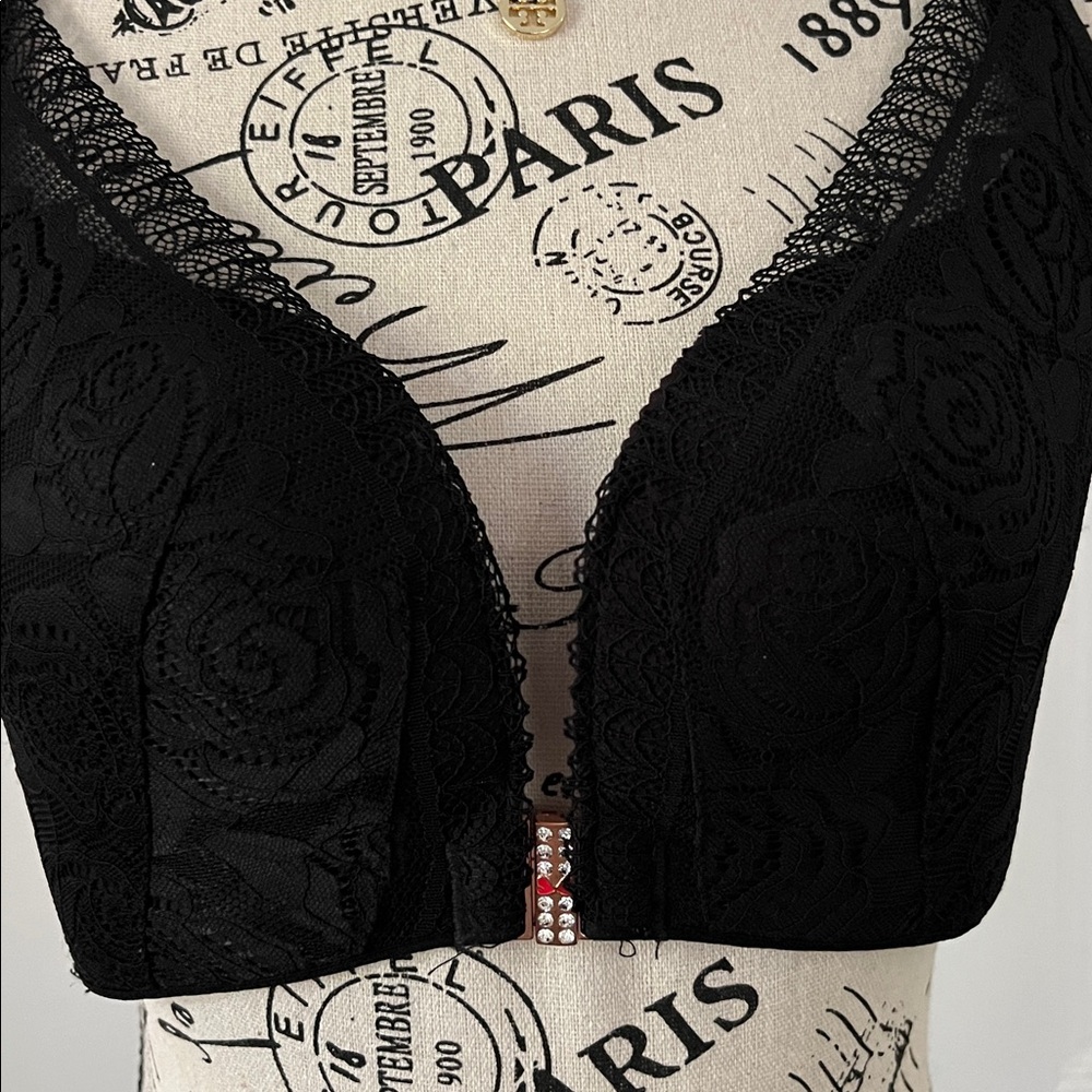 😃Elegant Black Lace Bra - Picture 6 of 11